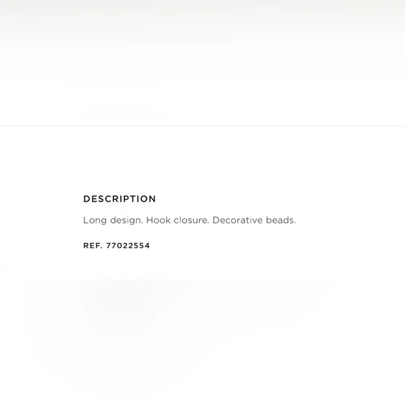 Mango Silver Teardrop Earrings. NWT - Picture 2 of 2